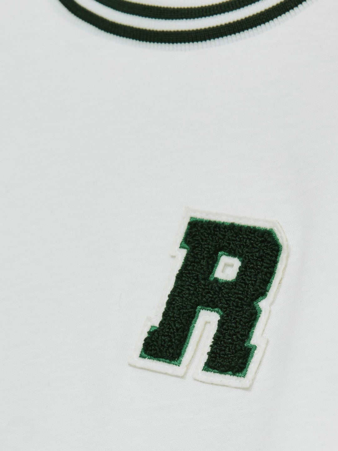 Reiss 9-13 yrs Cotton Letter Patch T-Shirt in White