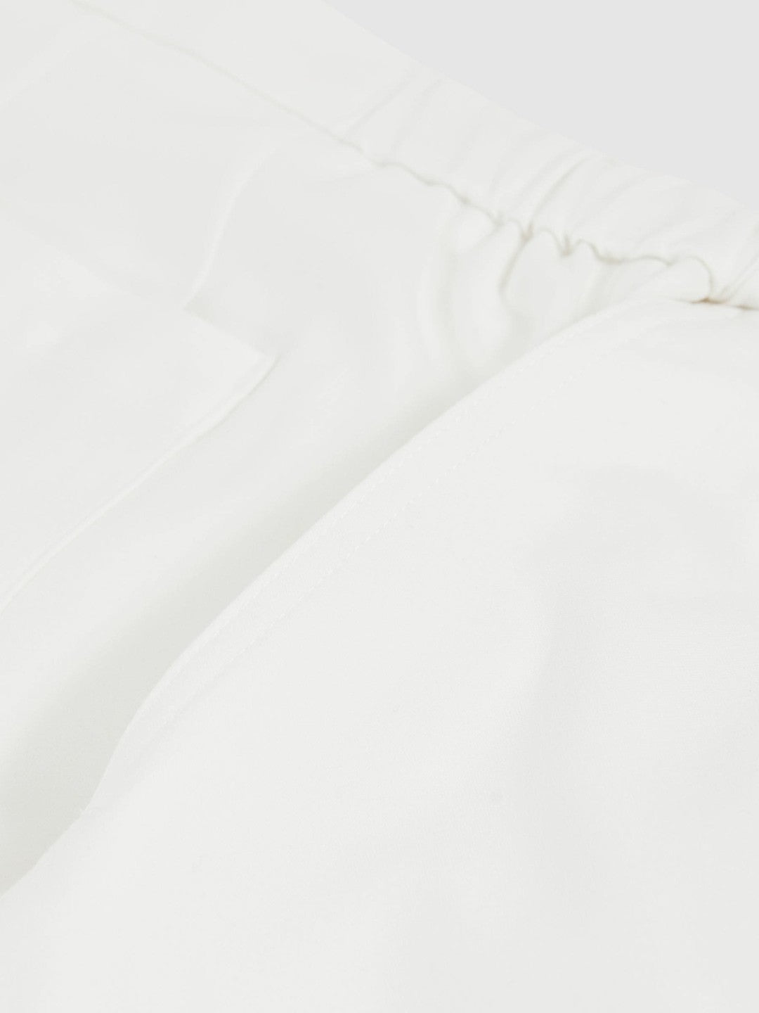 Reiss Drawstring Chino Shorts in White