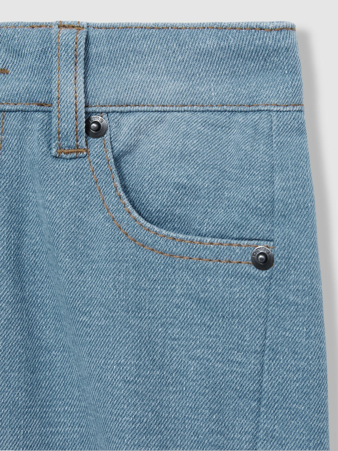 Reiss 4-9 yrs Patchwork Denim Jeans Two-Tone in Blue