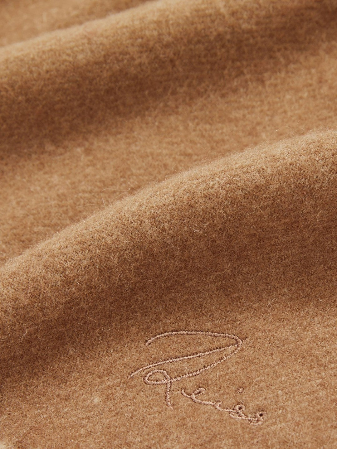 Reiss Wool-Cashmere Scarf in Biscuit