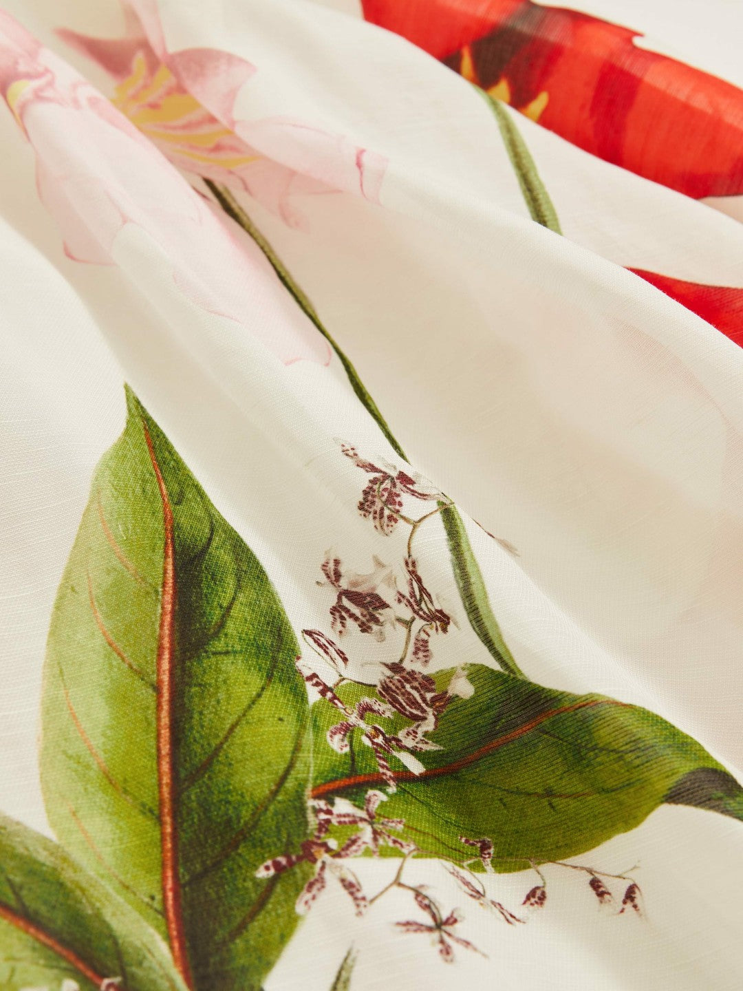 Reiss 13-14 yrs | NYBG Floral Maxi Dress With Linen in Ivory