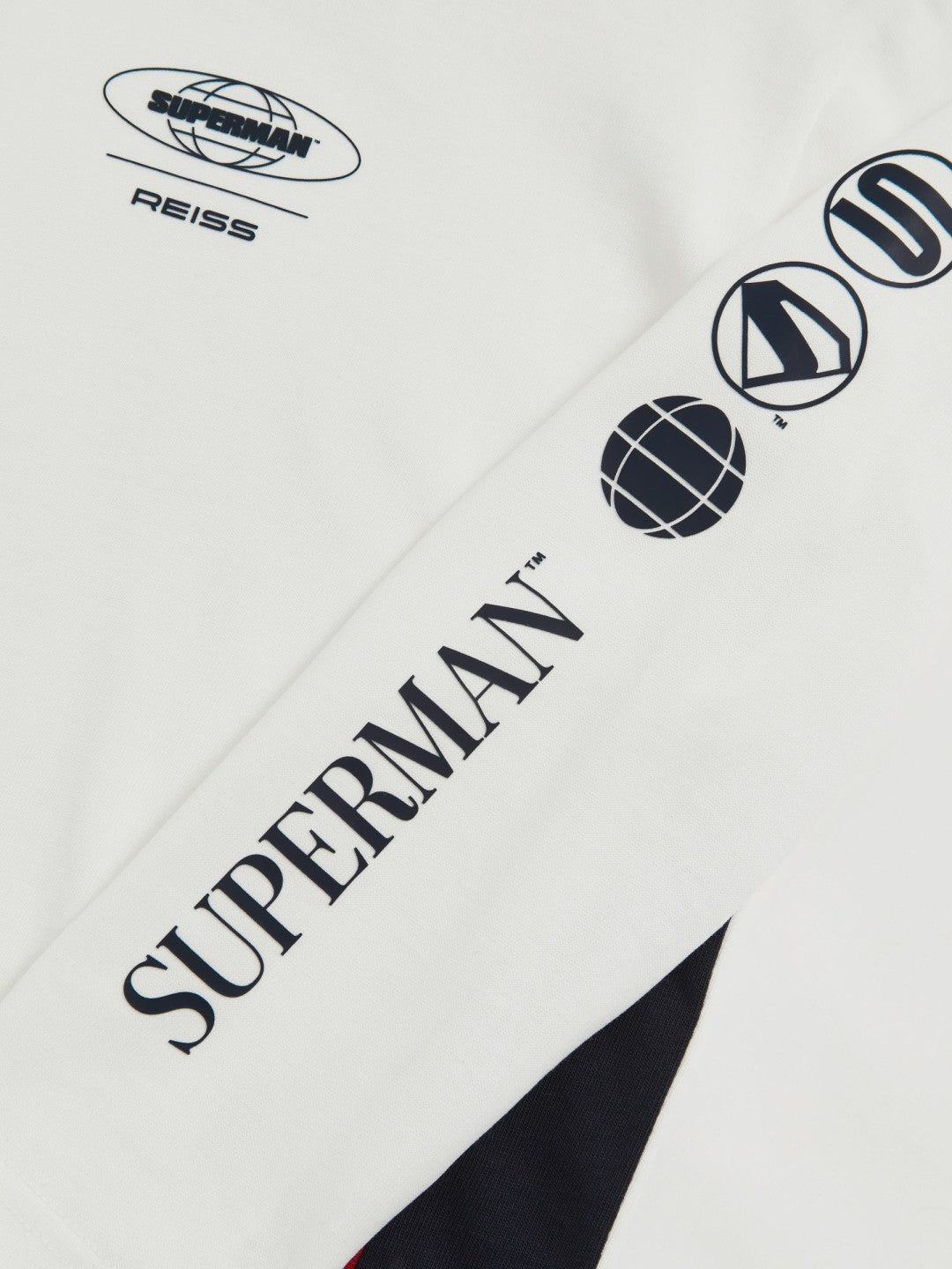 Reiss 13-14 yrs Superman Cotton Logo T-Shirt in White