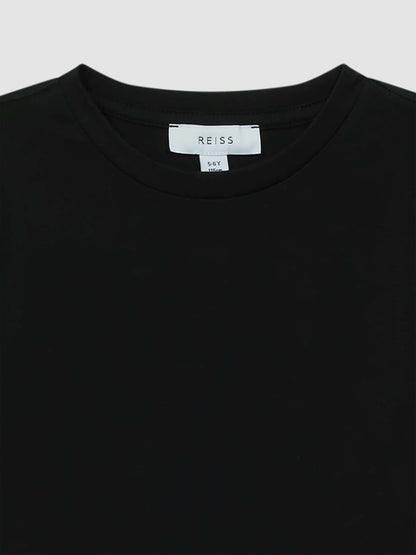 Reiss 9-13 yrs Crew Neck T-Shirt in Black