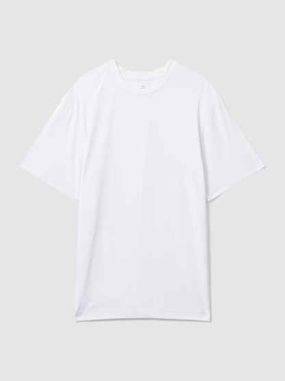 Reiss CHÉ Studios Crew Neck T-Shirt with TENCEL™ Fibers in White