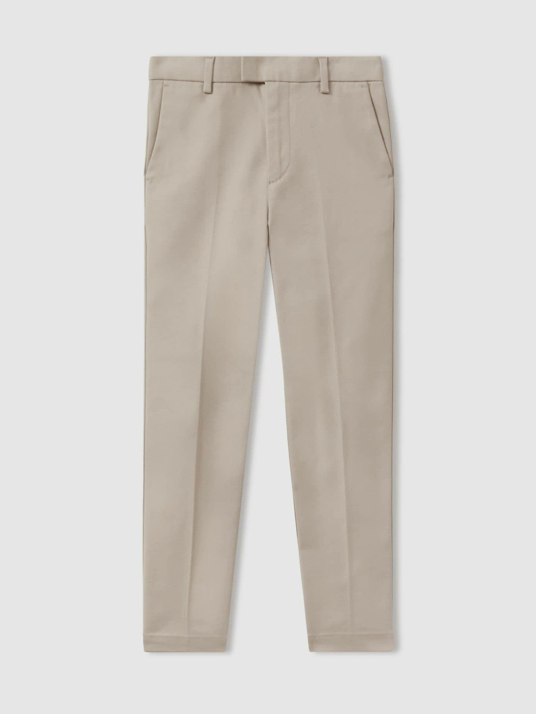 Reiss 3-9 yrs Slim Fit Tapered Chinos in Stone