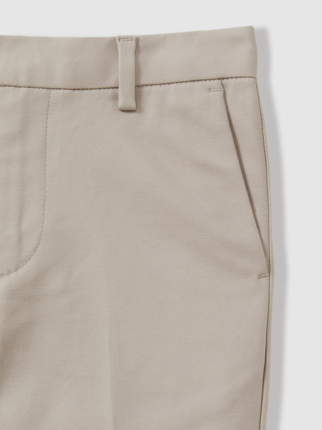 Reiss 13-14 yrs Slim Fit Tapered Chinos in Stone