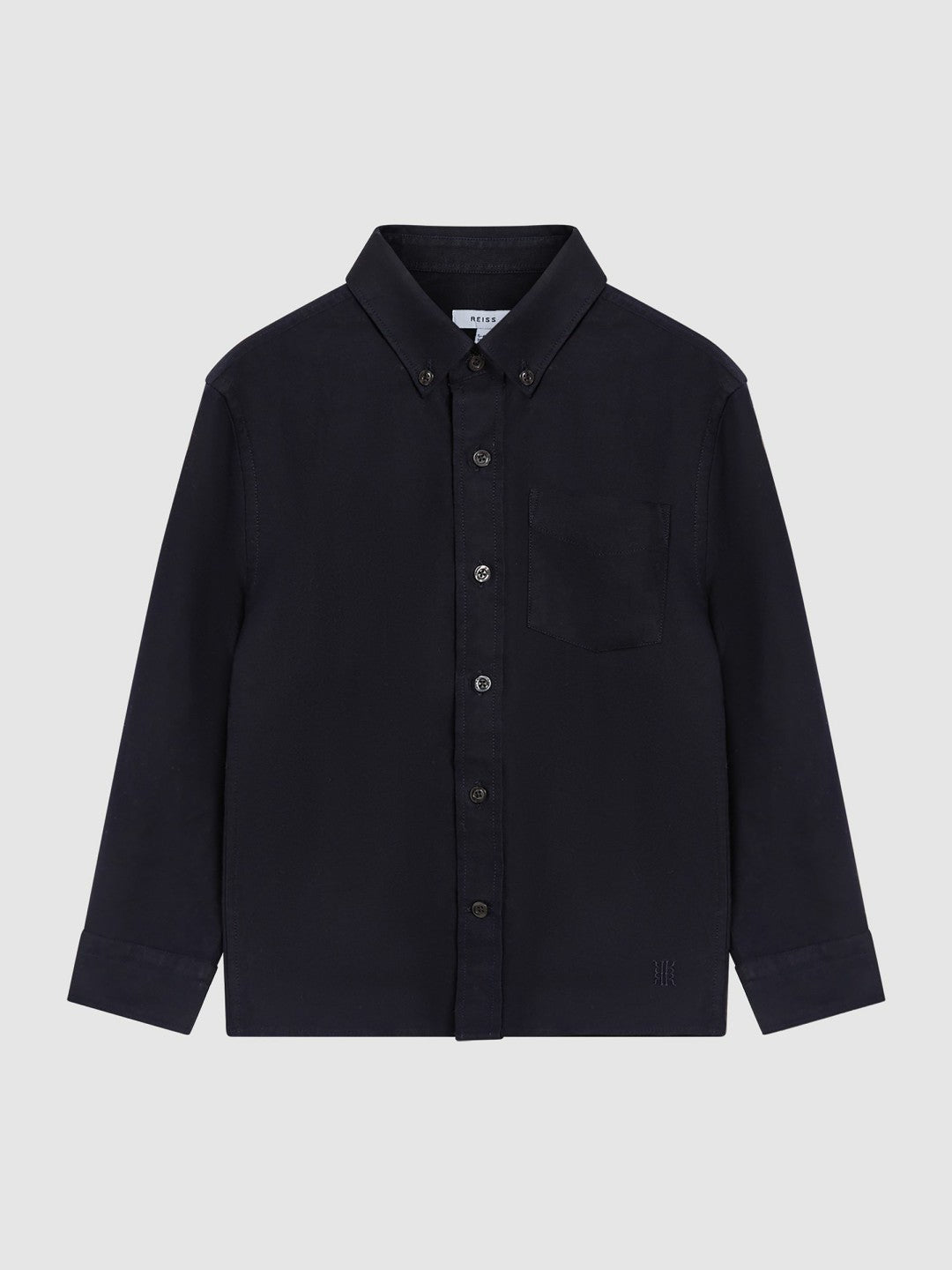 Reiss Junior Button Down Oxford Shirt in Navy