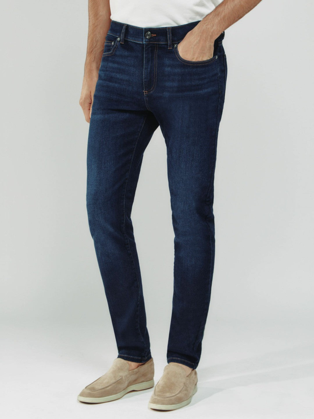 Reiss Skinny-Fit Jeans in Washed Dark Indigo