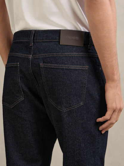 Reiss Straight-Leg Jeans in Raw Indigo