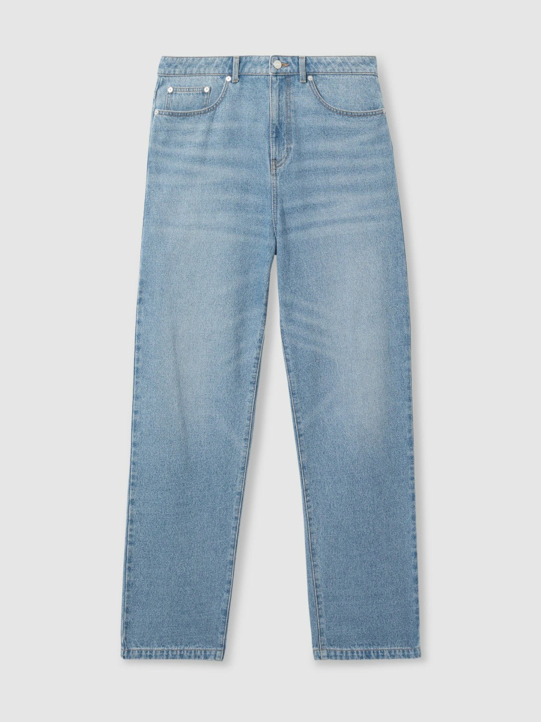 Reiss Loose-Fit Jeans in Light Blue Wash