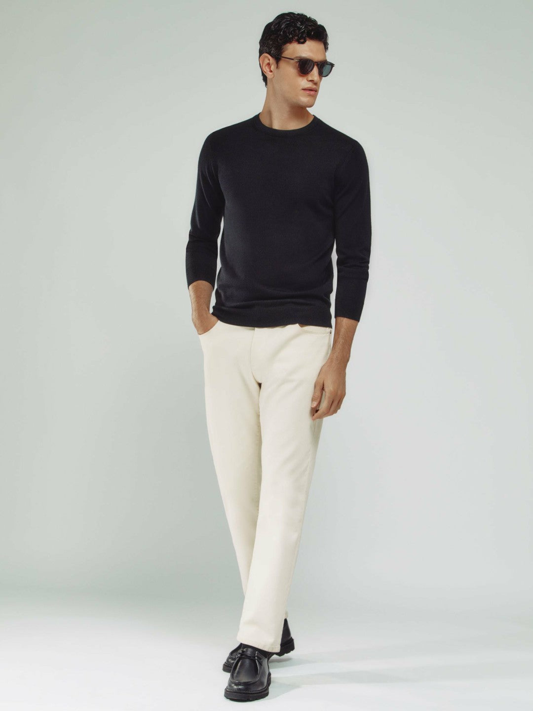 Reiss Straight-Leg Jeans in White