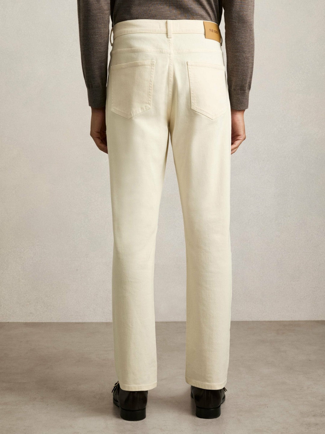 Reiss Straight-Leg Jeans in White