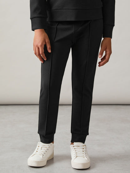 Reiss 9-13 yrs Relaxed Drawstring Joggers in Black