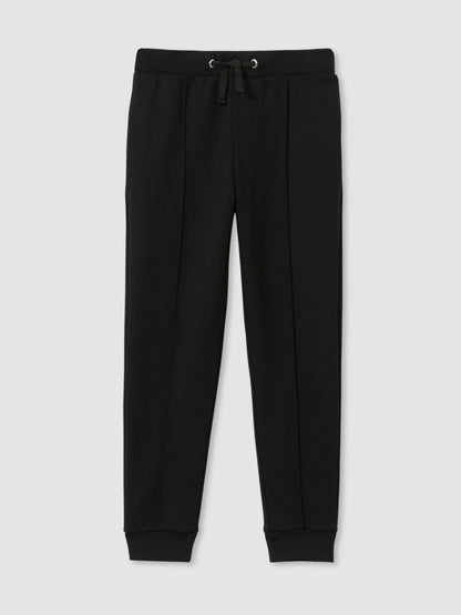 Reiss 9-13 yrs Relaxed Drawstring Joggers in Black