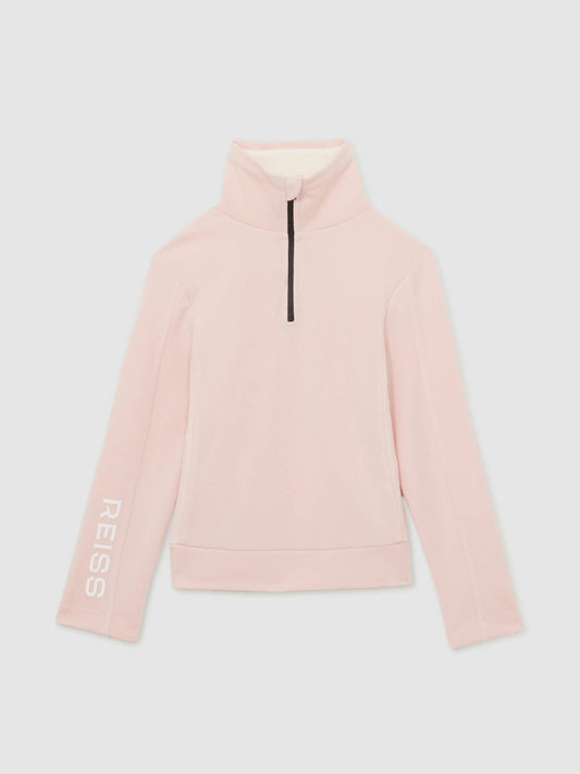 Reiss 13-14 yrs Funnel-Neck Base-Layer Top in Pink