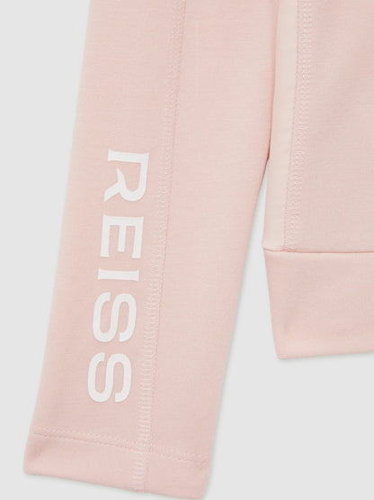 Reiss 9-13 yrs Funnel-Neck Base-Layer Top in Pink