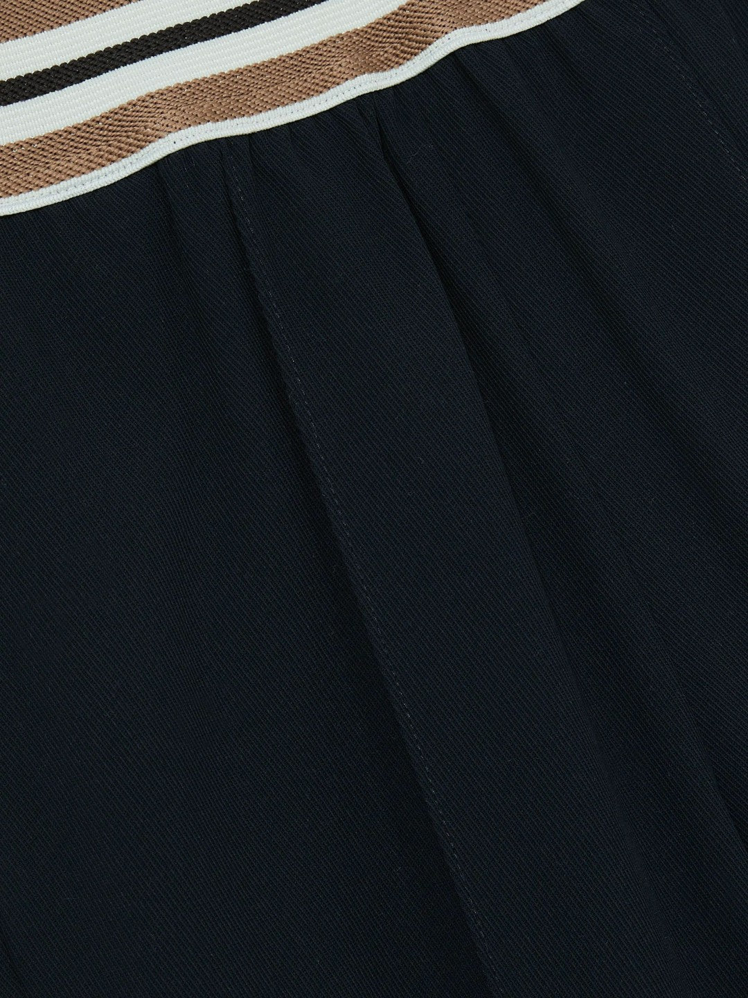 Reiss 4-9 yrs Stripe-Waistband Wide-Leg Trousers in Navy