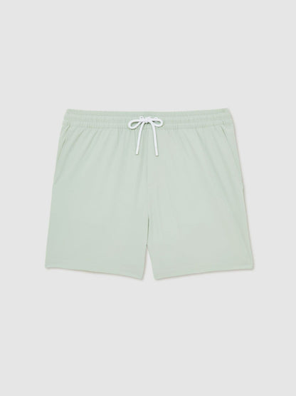 Reiss Drawstring Swim Shorts in Mint Green