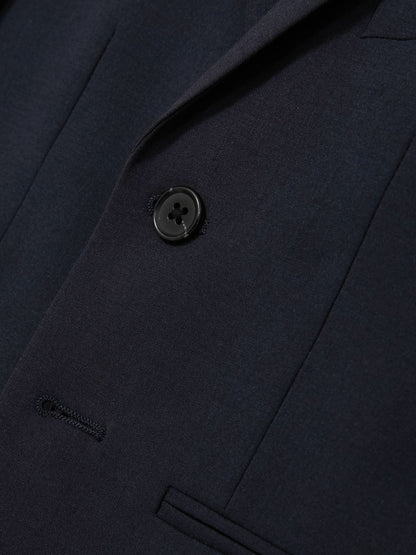 Reiss 3-9 yrs Wool-Blend Single-Breasted Suit Blazer in Navy