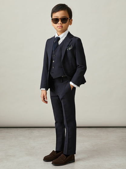 Reiss 3-9 yrs Modern Fit Waistcoat in Navy