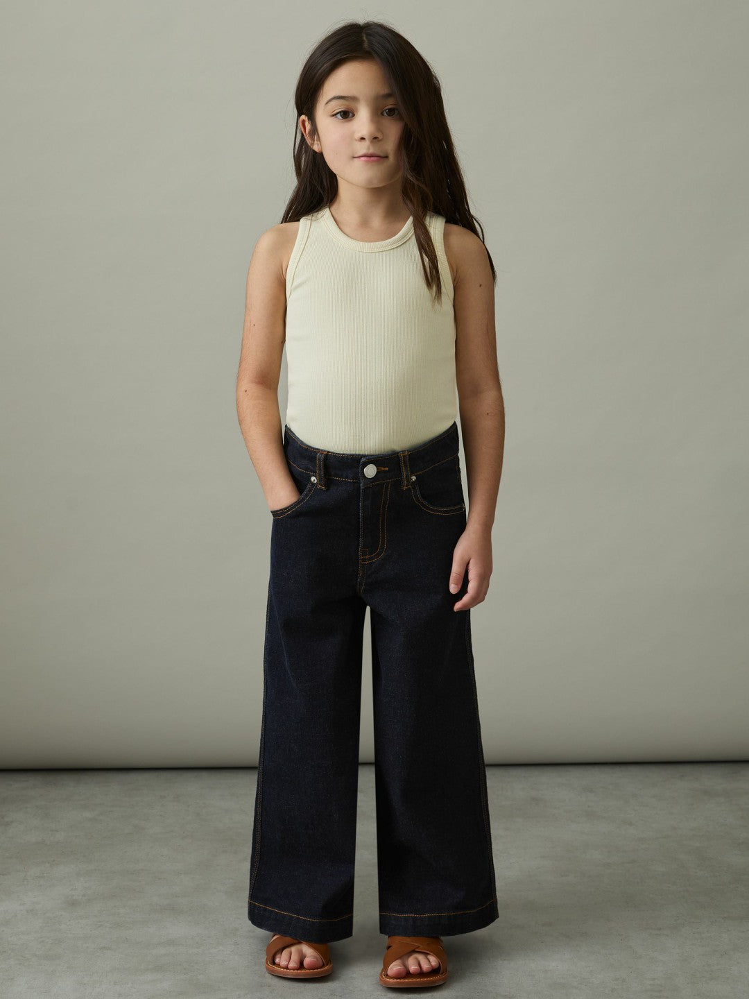 Reiss 13-14 yrs Wide-Leg Jeans in Indigo