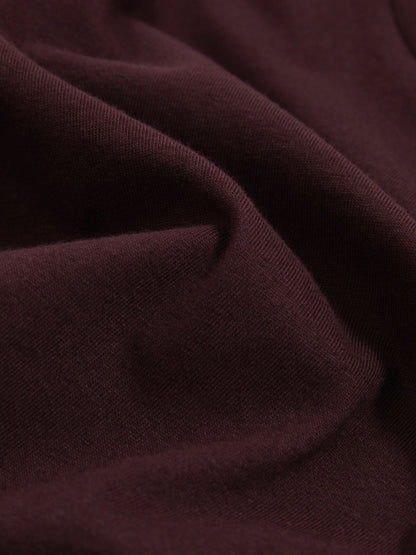 Reiss 9-13 yrs Cotton Crew-Neck T-Shirt in Bordeaux