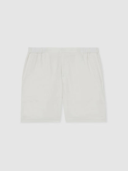 Reiss Drawstring Chino Shorts in White