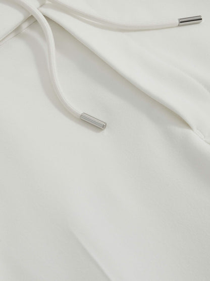 Reiss Slim-Fit Internal-Drawstring Trousers in White