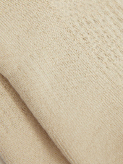 Reiss Cotton-Blend Striped Crew Socks in Cream
