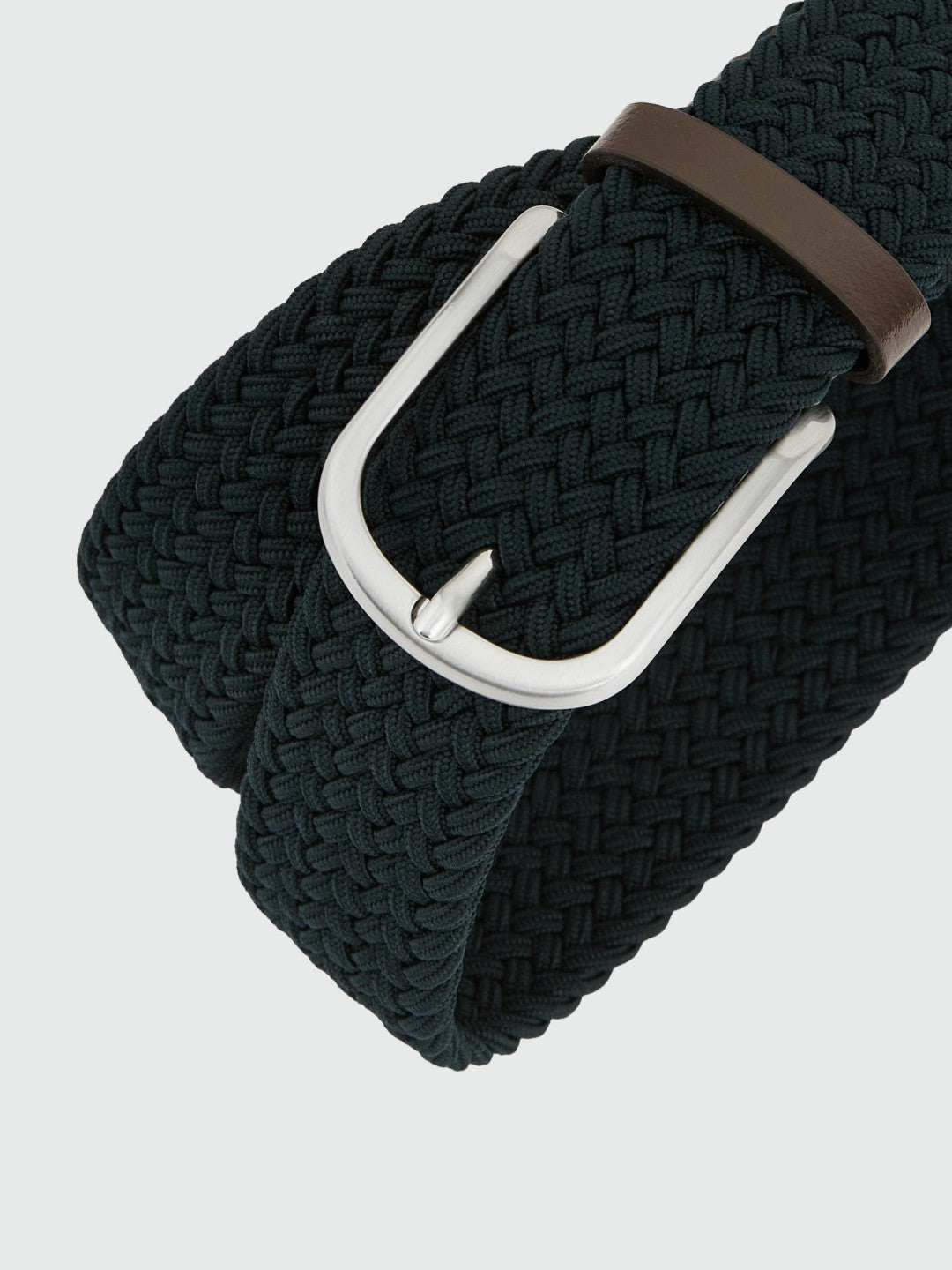 Reiss Woven Belt in Navy