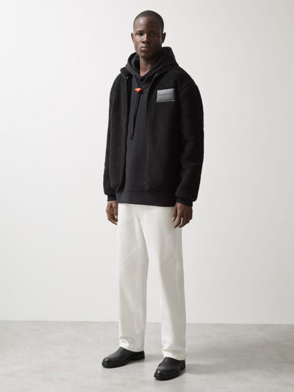 Reiss McLaren F1 Team Embroidered Fleece Jacket Unisex Fit in Black
