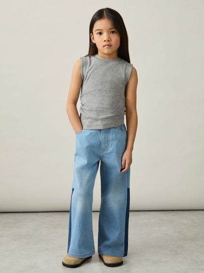 Reiss 13-14 yrs Ruched Vest Top in Grey
