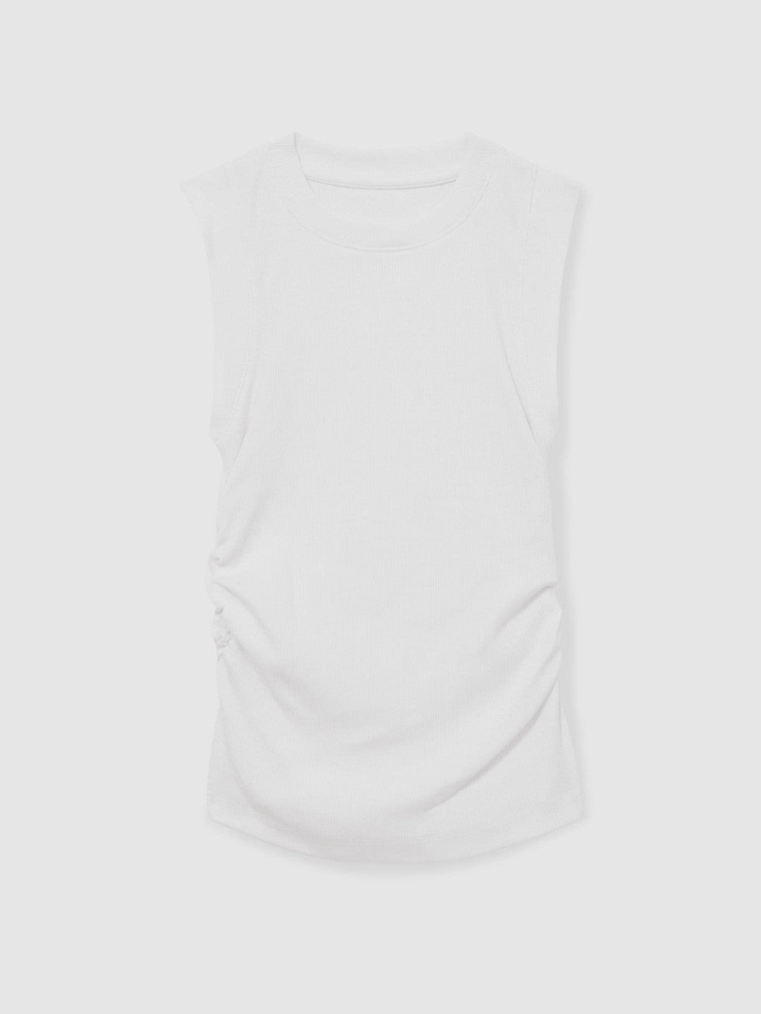 Reiss 13-14 yrs Ruched Vest Top in White