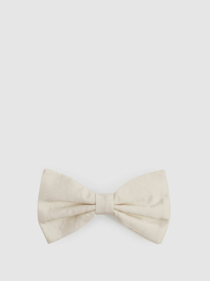 Reiss Tie in Light Ivory