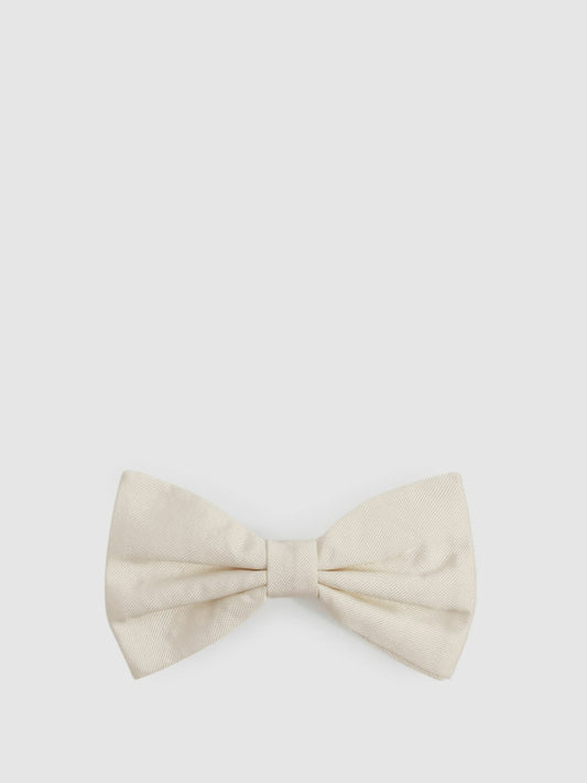 Reiss Tie in Light Ivory