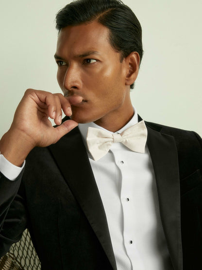 Reiss Tie in Light Ivory