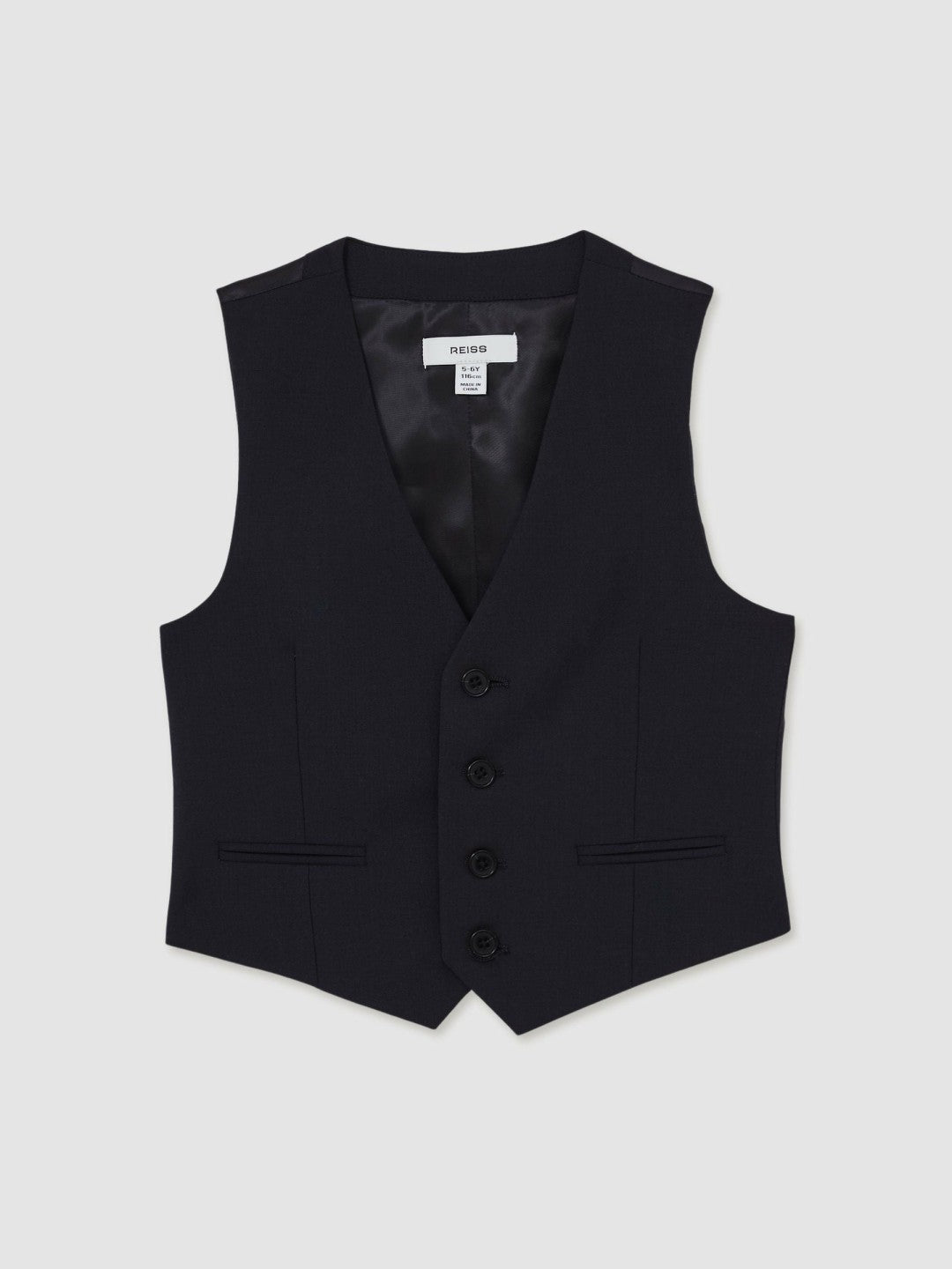 Reiss 13-14 yrs Modern Fit Waistcoat in Navy