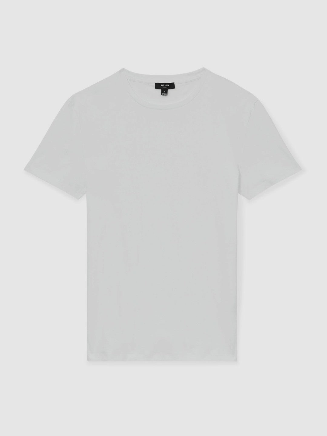 Reiss Cotton Sports-Fit T-Shirt in White