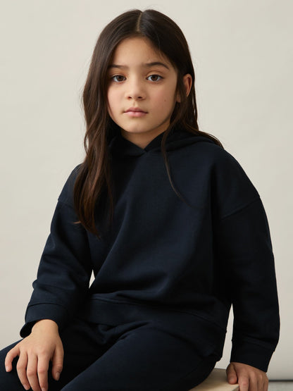 Reiss 13-14 yrs Cotton-Blend Hoodie And Joggers Set in Navy