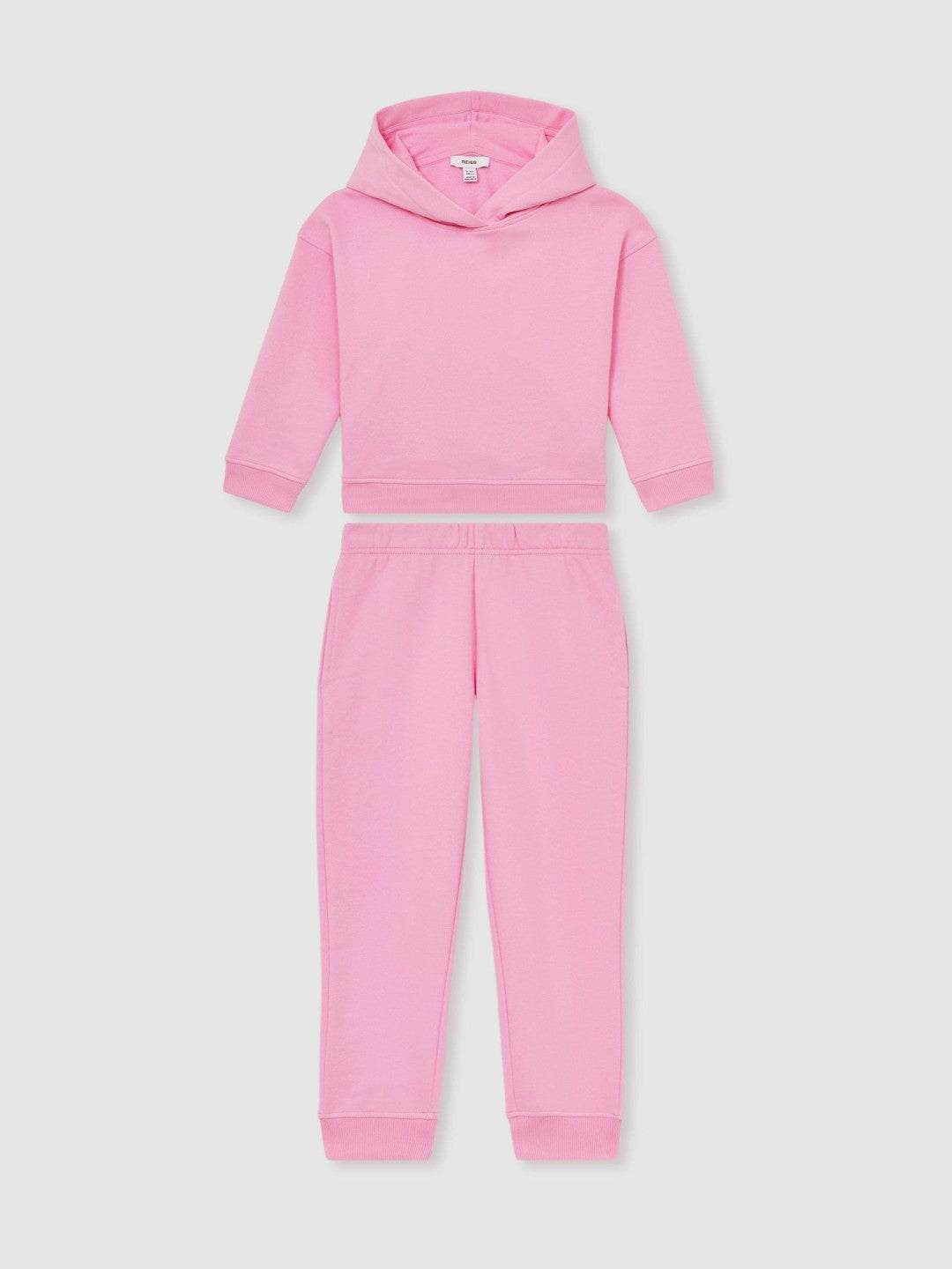 Reiss 4-9 yrs Cotton-Blend Hoodie And Joggers Set in Bright Pink