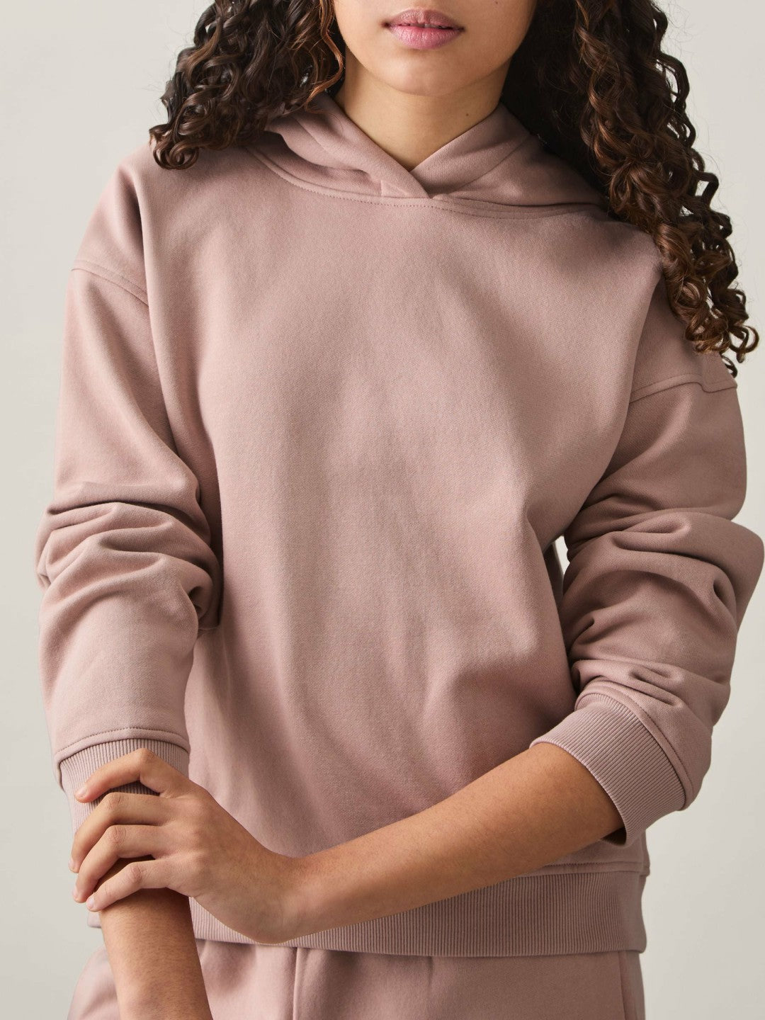 Reiss 9-13 yrs Cotton-Blend Hoodie And Joggers Set in Mink