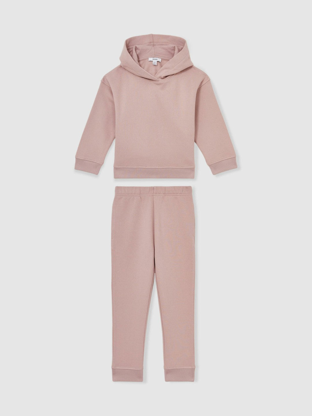 Reiss 9-13 yrs Cotton-Blend Hoodie And Joggers Set in Mink