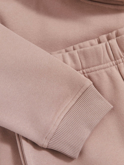 Reiss 9-13 yrs Cotton-Blend Hoodie And Joggers Set in Mink