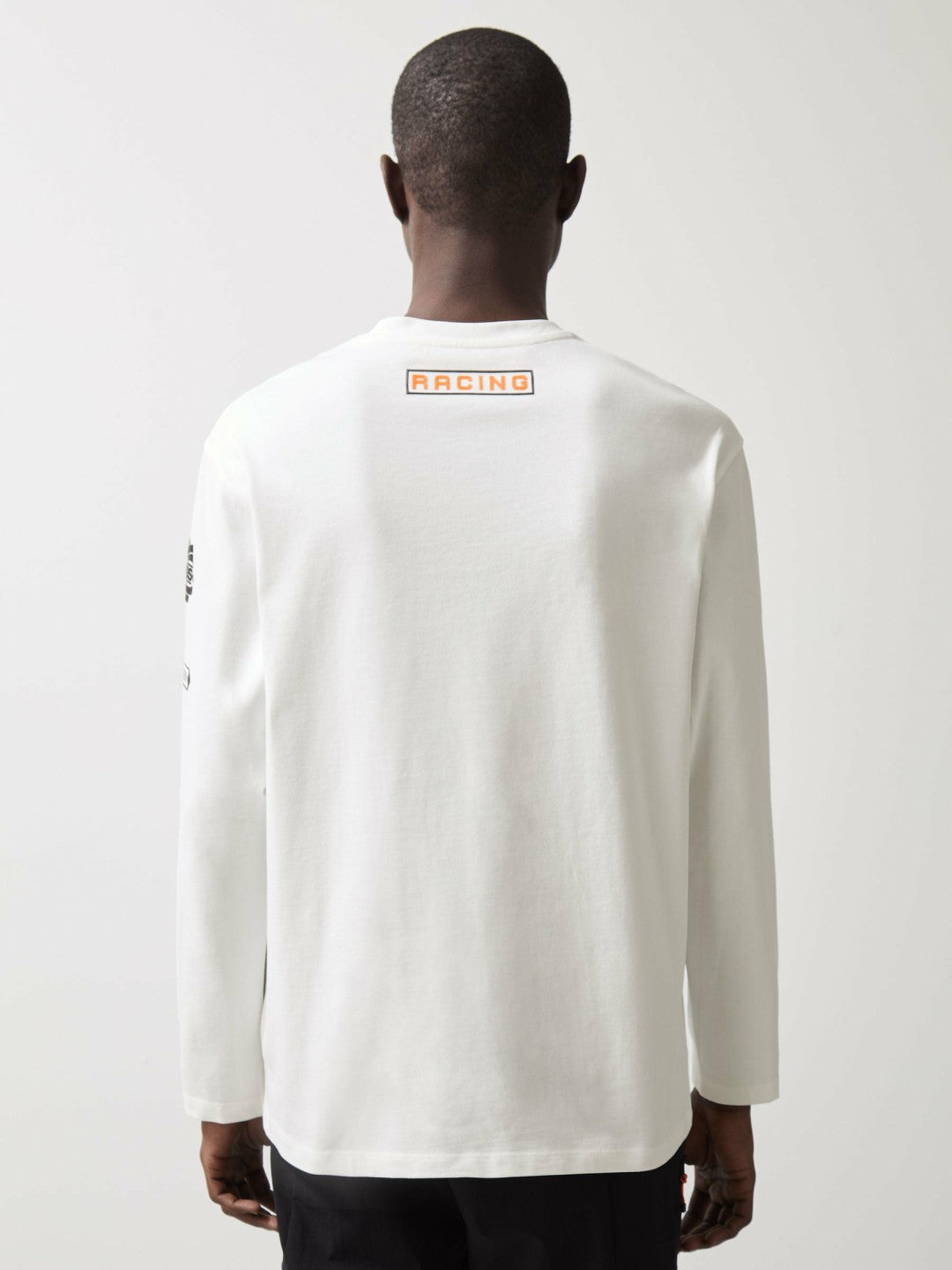 Reiss McLaren F1 Team Cotton Logo T-Shirt Unisex Fit in White