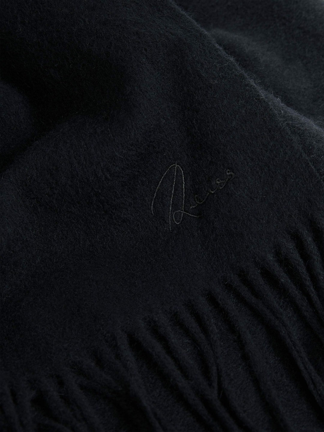 Reiss Wool and Cashmere Scarf in Navy