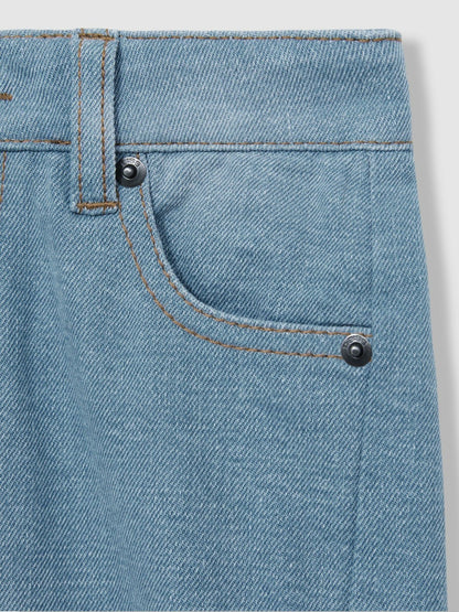 Reiss 13-14 yrs Patchwork Denim Jeans Two-Tone in Blue