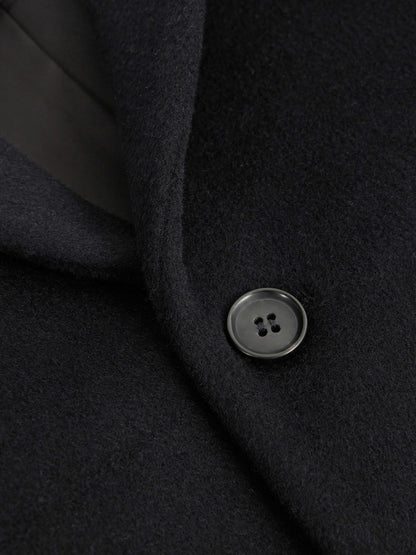 Reiss 3-9 yrs Single Breasted Overcoat in Navy