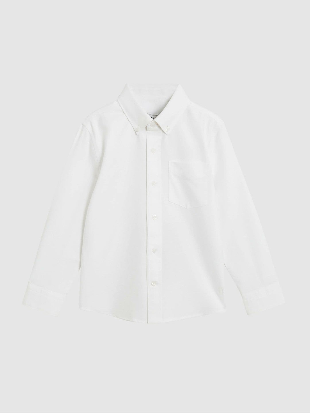 Reiss 13-14 yrs Button Down Oxford Shirt in White
