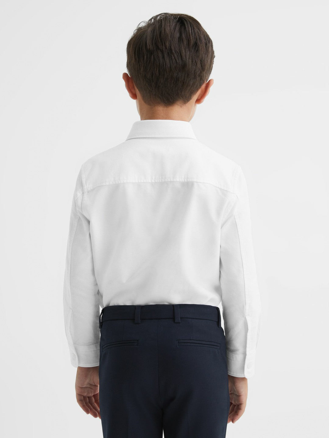 Reiss 9-14 yrs Button Down Oxford Shirt in White