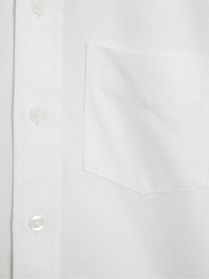 Reiss 9-14 yrs Button Down Oxford Shirt in White